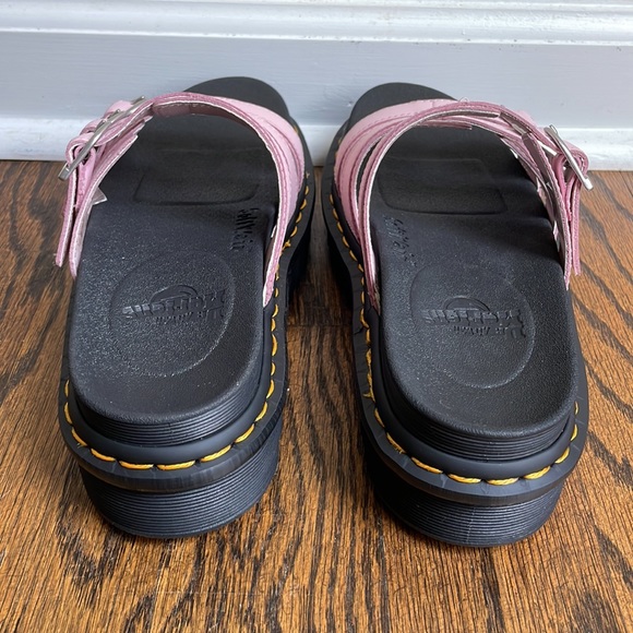 Dr Martens Docs Soft Wair Blaire Slide Sandals Platform Pink - Picture 5 of 8